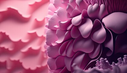 pink flower background generative ai