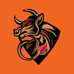 Bull Shield Logo