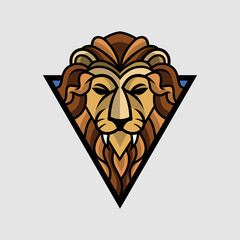 Lion Triangle Logo