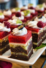 cake with fruits