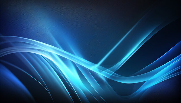 Abstract light effect blue texture background, Generative AI