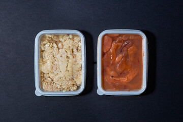 Today's menu is fresh pollack roe