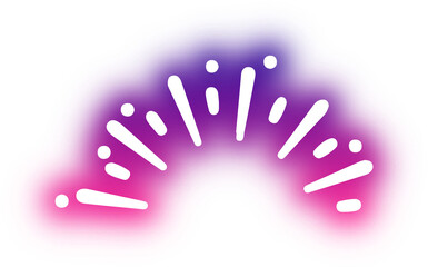 Collection of symbol shocked neon