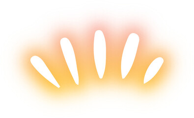 Obraz premium Collection of symbol shocked neon