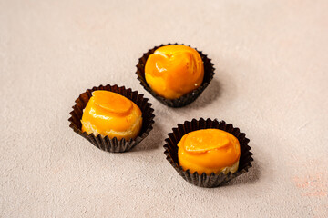 Nastar cookies or Pineapple tart is a small, bite-size pastry filled or topped with pineapple jam, commonly found throughout different parts of Southeast Asia such as Indonesia (kue nastar)