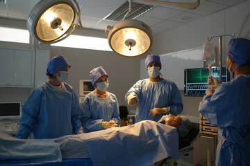 inside operation room
