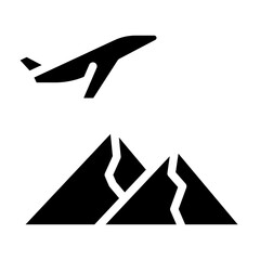 plane glyph 