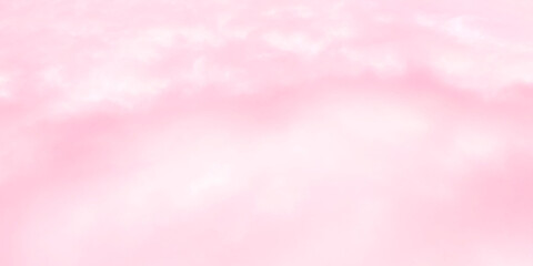 Abstract color of clouds and sky on pink in sunshine for texture background. Pink sky background with white clouds. Vector illustrator