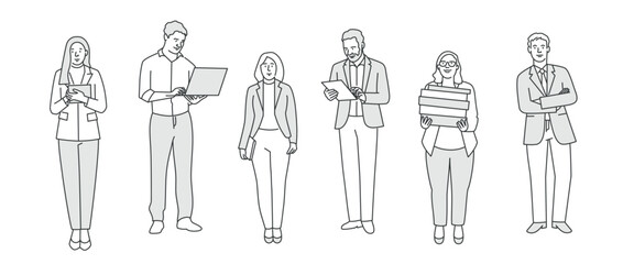 Business people collection.