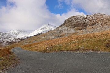 Snowdon Snowdonia wales winter