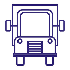 Delivery truck icon png image with transparent background