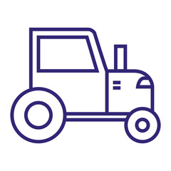 Tractor icon png image with transparent background