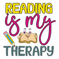 Book Lover Craft Sublimation Design