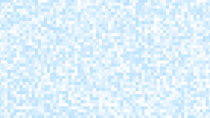 Abstract blue background with square pattern. Abstract seamless geometric pattern. Seamless geometric pattern in a white mesh on a light blue background. Blue square mosaic