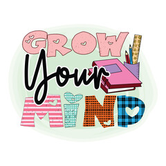 Obraz premium Book Lover Craft Sublimation Design