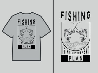 It is a fishing t-shirt design.