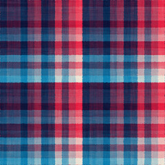 Abstract Brushed Textured Checked Pattern