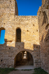 castle of loarre spain courtyards and galleries