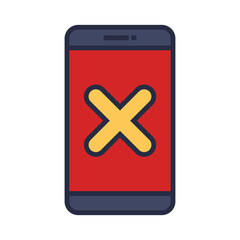 Obraz premium cell phone icon png image with transparent background