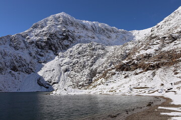 Snowdon, Snowdonia wales winter