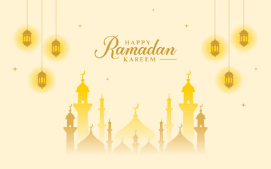 Vector graphic of ramadan kareem background, suitable for banners, greeting cards, flyers, invitations, poster designs.