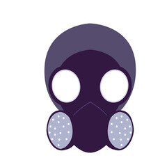 Gas mask icon png image with transparent background