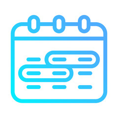 Icon Calendar Holyday. editable file and color.