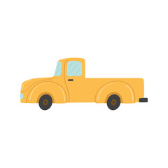 yellow car wagon