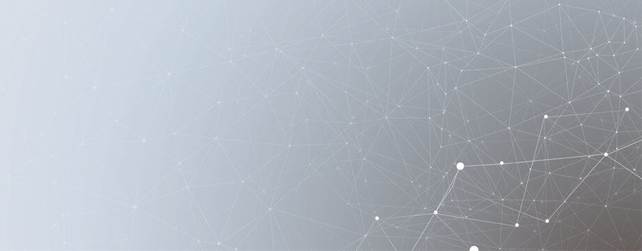 Neural network concept. Connected cells with links. High technology process. Abstract background