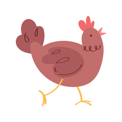 hen farm animal