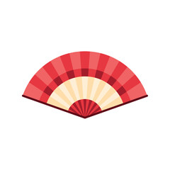asian culture red fan