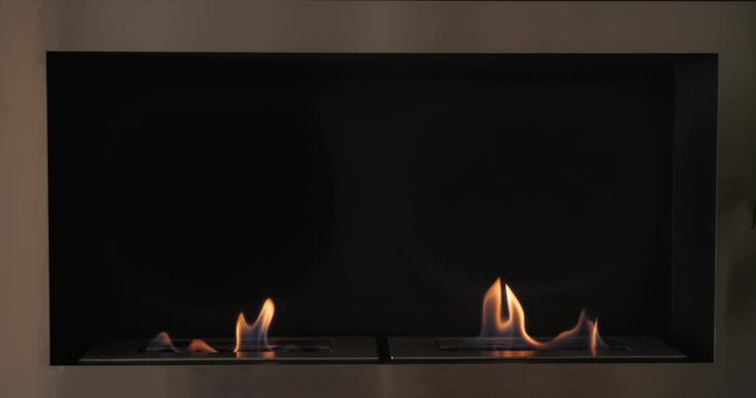 Chimney flames ethanol in 4K
