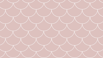 Pink background in the form of fish scales seamless pattern