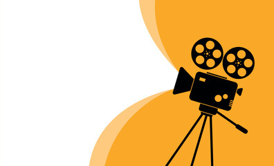 sfondo, cinepresa, cinema, proiezione cinematografica