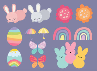 easter eggs Vector design