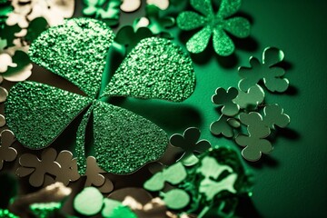 Bring the Irish cheer to your screen with this St. Patrick's Day background - Generative AI