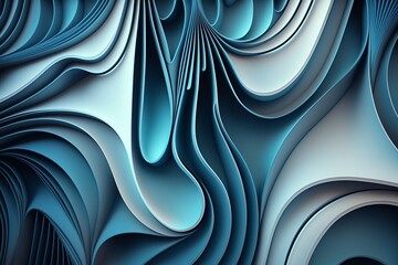 Blue perfection: the abstract fashion background you've been searching for - Generative AI