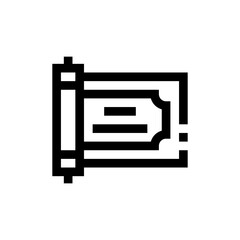scroll line icon