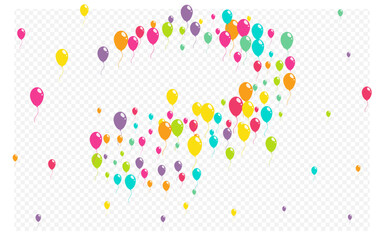 Bright Happy Balloon Vector Transparent © Natallia