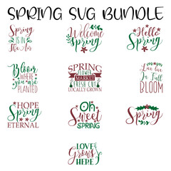 Spring SVG Bundle