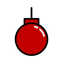 icon Christmas, winter, editable file vector and color