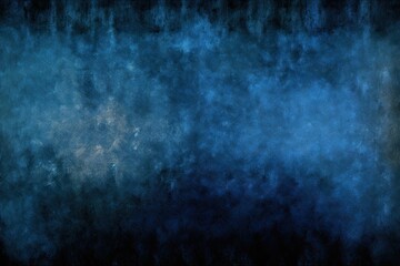 Dark Blue Grunge Abstract Background. Generative AI