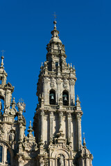Obraz premium Santiago de Compostela Cathedral bell tower