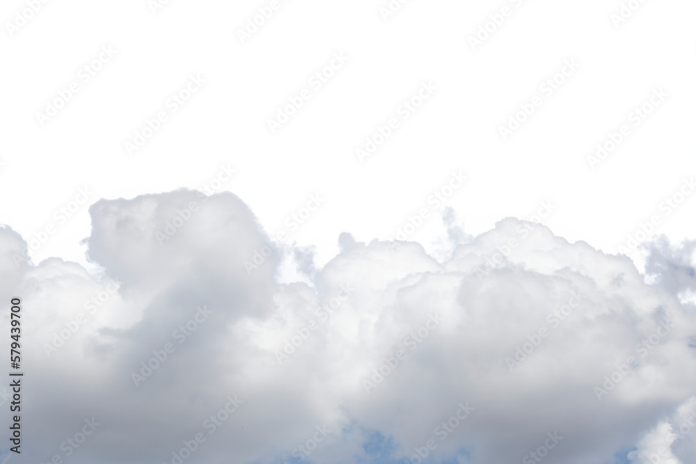 Wall mural clouds isolated . save with clipping path.