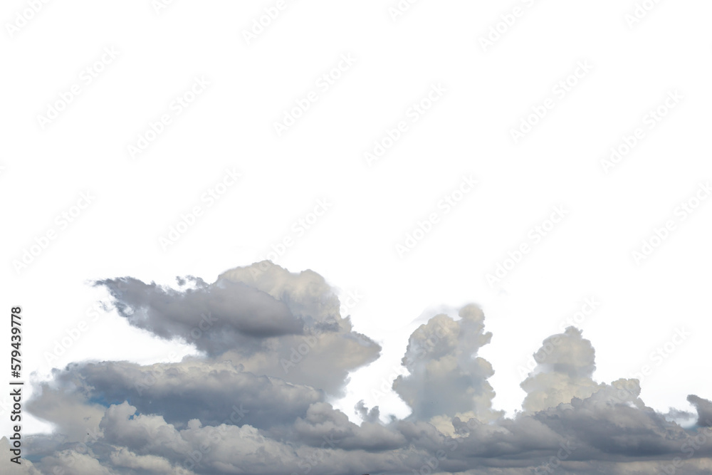 Wall mural clouds isolated . save with clipping path.