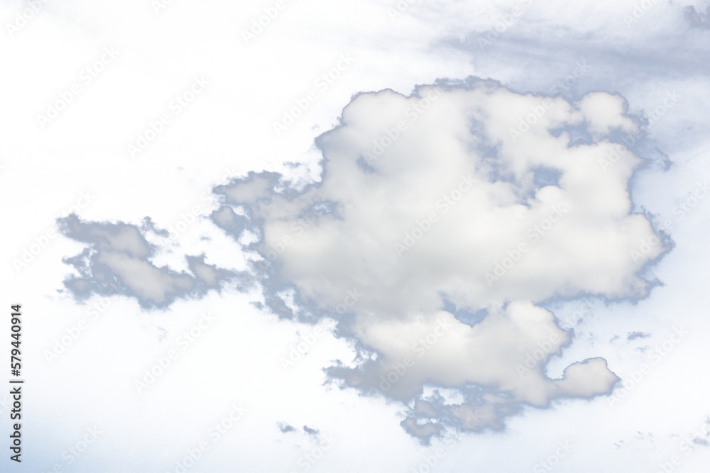 Wall mural clouds isolated . save with clipping path.