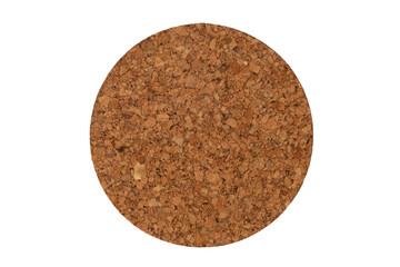 Coaster for a cup isolated on a white background.