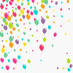 Color Realistic Inflatable Ball Vector