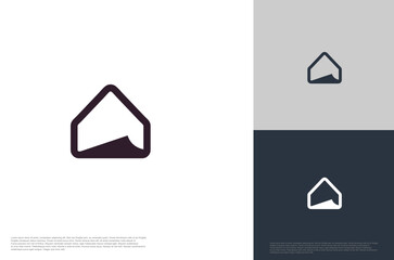 house icon Usable for Real Estate, Construction, Architecture, Building and real estate company. Vector logo design template