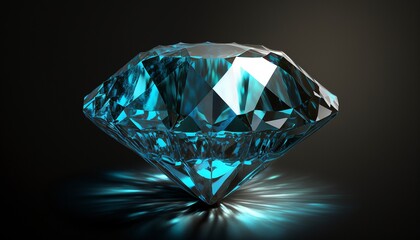 Shining Brilliance: A Captivating Reflection of a Diamond